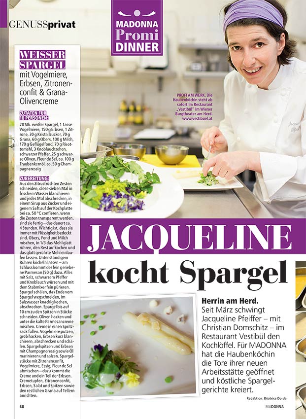 Madonna - Jacqueline kocht Spargel